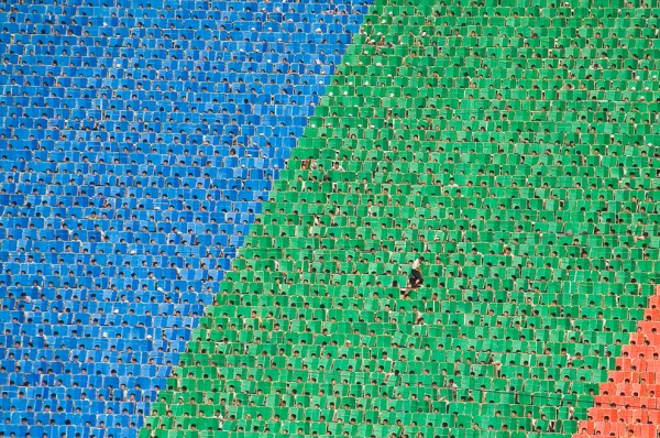 Even during the Arirang Mass Games in North Korea, the ultimate expression of the state ideology, an individual can still sometimes stand out from the crowd and break free of the collective. If only just for a moment. (Photo and caption by Brendyn Zachary).