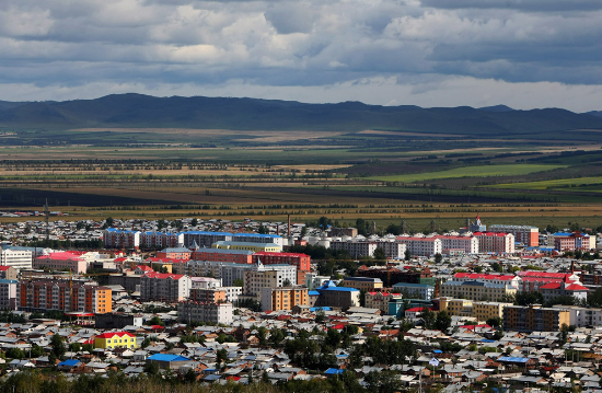 A general view of Eerguna District on August 27, 2009 in Hulun Buir, Inner Mongolia Autonomous Region, China. (Feng Li/Getty Images).